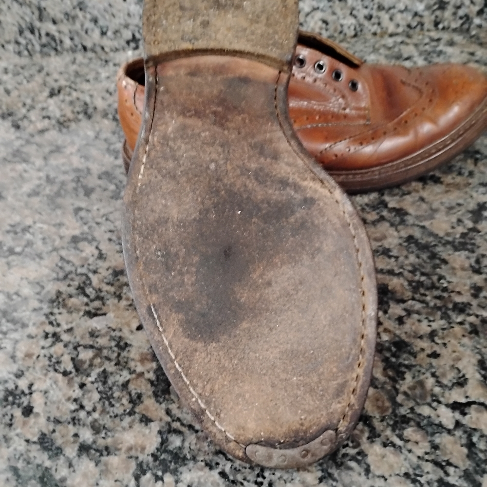 Vintage Trickers Brown Leather Men's Brogue Shoes - Picture 13 of 13